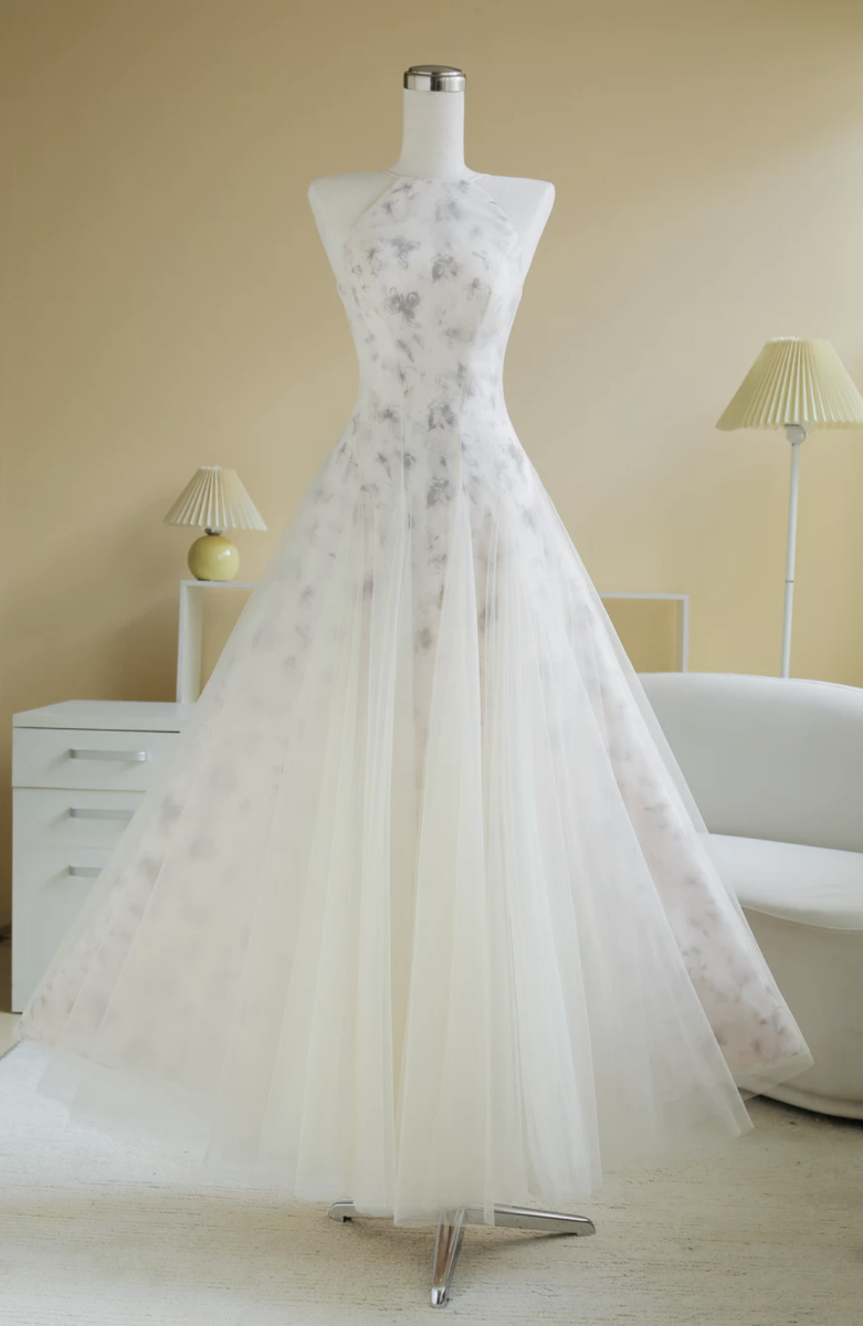SÒ VINTAGE - VELETTA đầm yếm lưới phom xòe